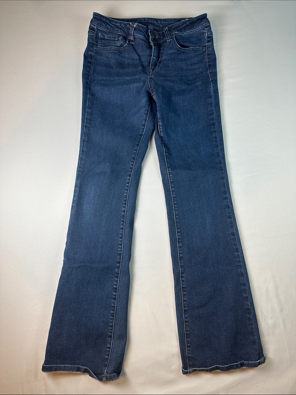 Buffalo David Bitton Jeans Women’s 28 Mid Rise Boot Dark Blue Flare